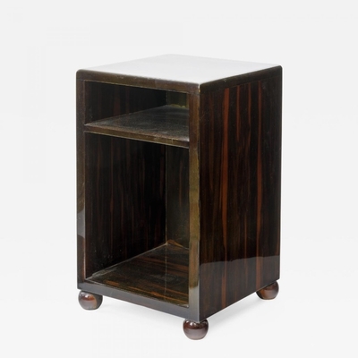 art deco superb macassar side table
