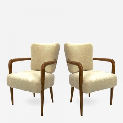 jean Royere pair of ash tree 